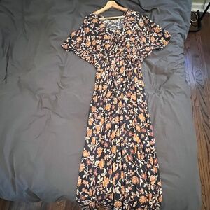 Christy Dawn Navy Floral Maxi Dress (M)